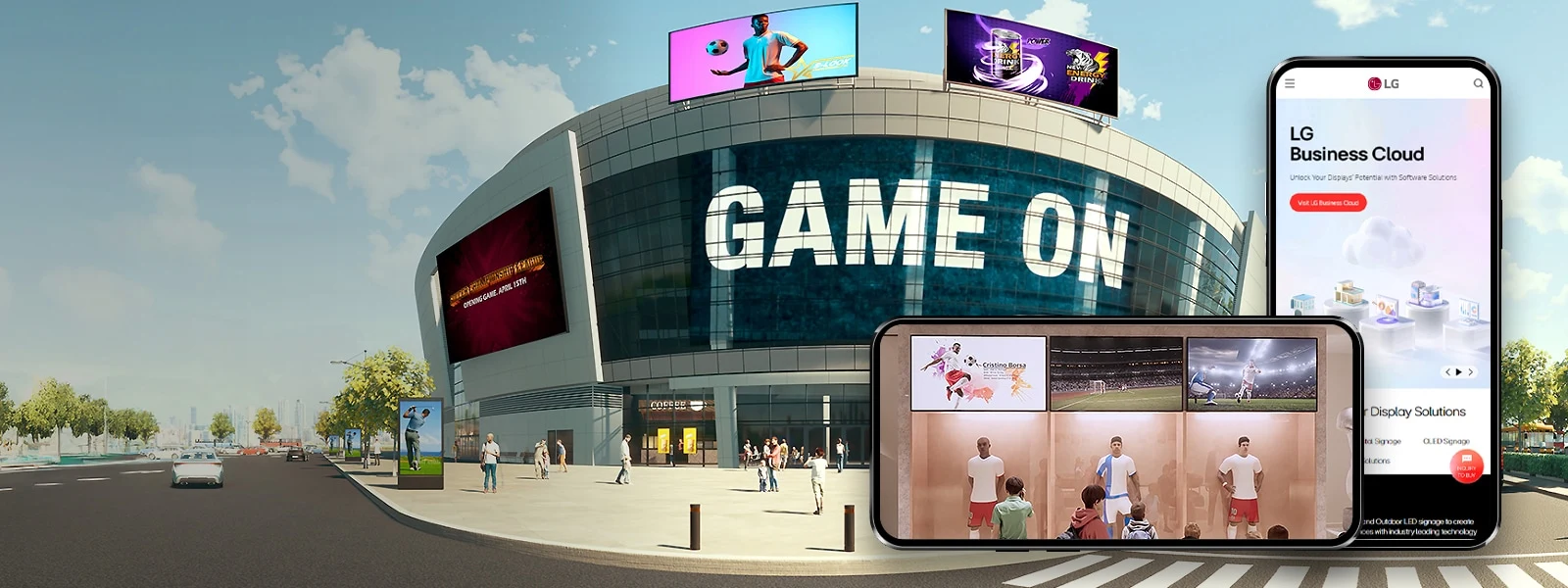 LG cloud display management