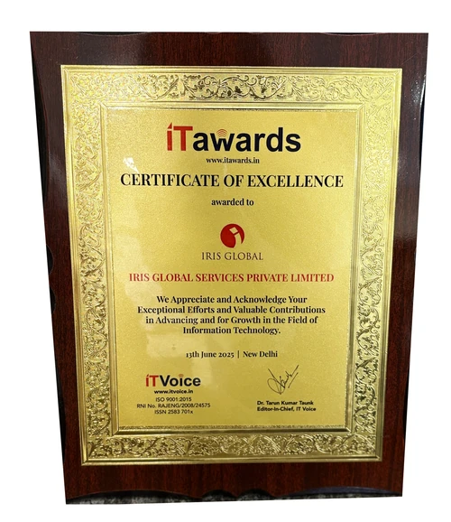 ITVoice Certificate of Excellence