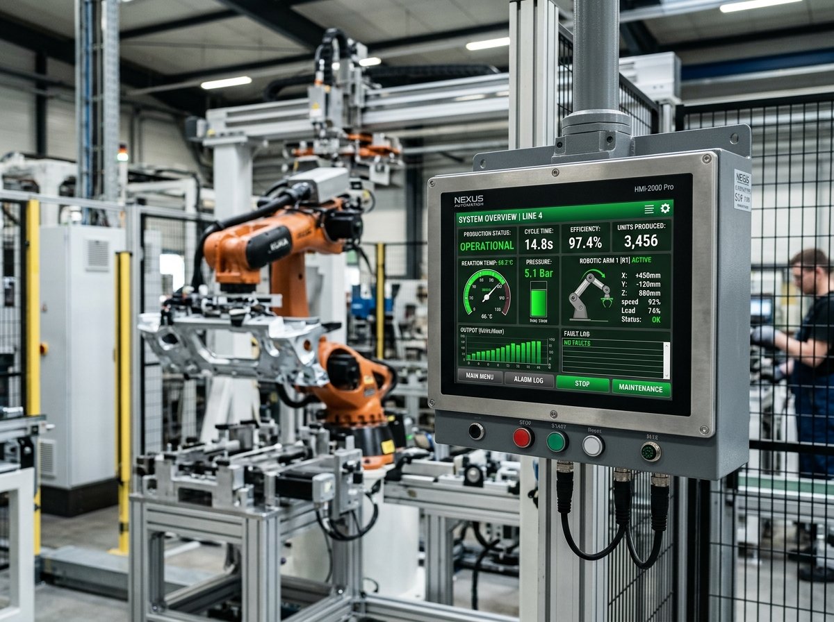 Industrial HMI touchscreens